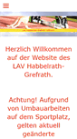 Mobile Screenshot of lav-habbelrath.de